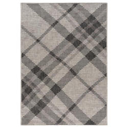 Outdoor-Teppich Grau 80x150 cm In- und Outdoor