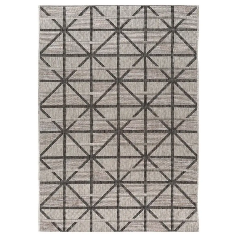 Outdoor Teppich Grau 80x150 Cm In Und- Outdoor