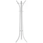 Möbelix Kleiderständer 25388 Weiß Stahl 9 Haken H: 177 cm