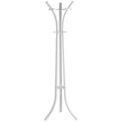 Kleiderst&auml;nder 25388 Wei&szlig; Stahl 9 Haken H: 177 cm