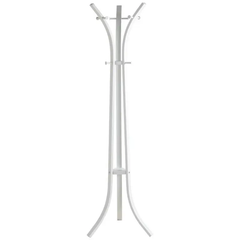 Kleiderst&auml;nder 25388 Wei&szlig; Stahl 9 Haken H: 177 cm