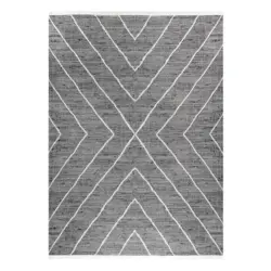 Webteppich Grau Emilian 120x170 Cm