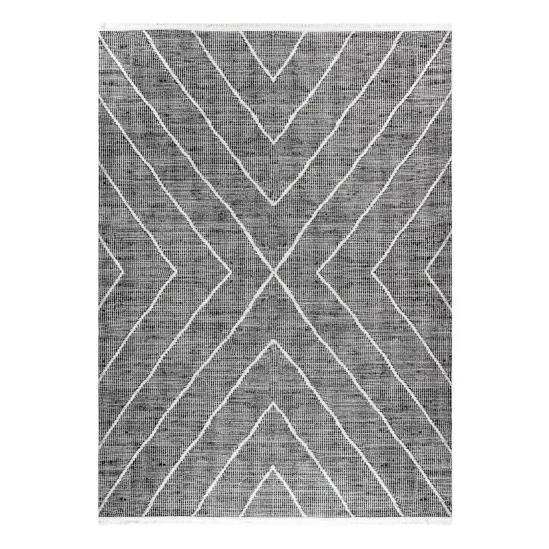 Webteppich Grau Emilian 120x170 Cm