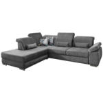 Möbelix Ecksofa Milian Dunkelgrau S:250/297cm