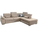M&ouml;belix Ecksofa Milian Hellbraun S:297/250 Cm