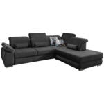 Möbelix Ecksofa Milian Anthrazit S: 297/250 Cm