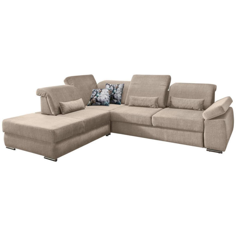 Ecksofa Milian Hellbraun S:250/297 Cm