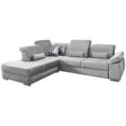 Ecksofa Milian Silberfarben S:250297 Cm
