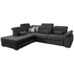 Möbelix Ecksofa Milian Anthrazit S: 250/297cm