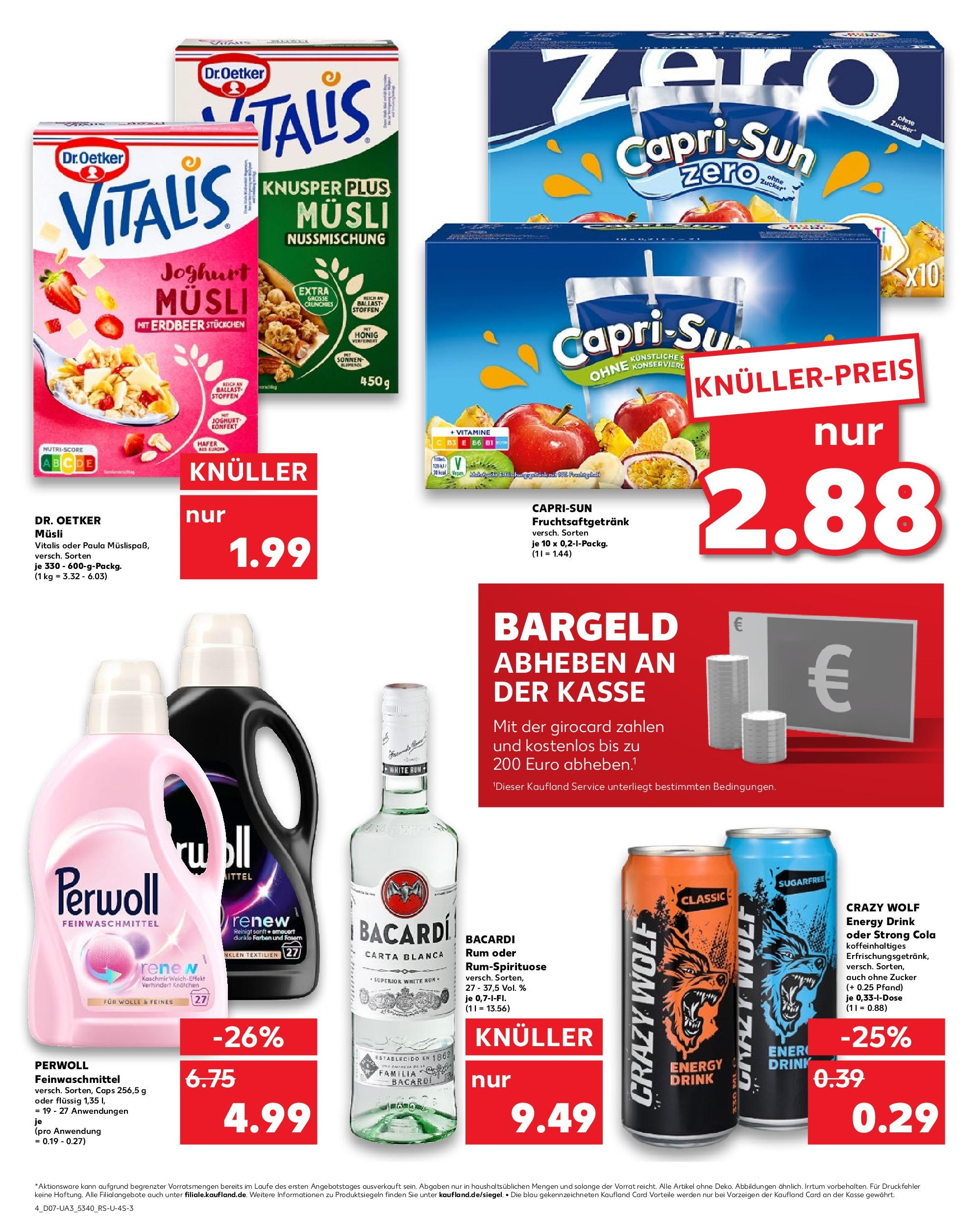 Kaufland - Tuttlingen, Stockacher Straße 146 (ab 13.02.2025) » Angebote Online zum Blättern | Seite: 4 | Produkte: Bacardi, Cola, Energy, Joghurt