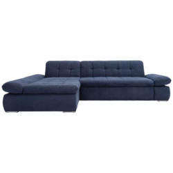 Ecksofa Moric Dunkelblau Mikrofaser