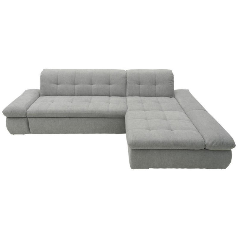 Ecksofa Moric Grau Mikrofaser