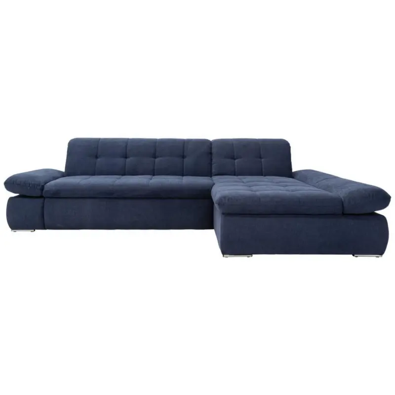 Ecksofa Moric Dunkelblau Mikrofaser