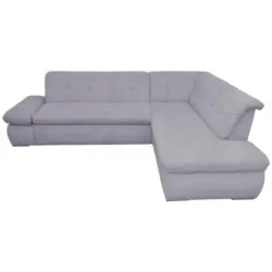Ecksofa Mit Schalffunktion Moric Grau Mikrofaser