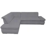 Möbelix Ecksofa Moric Dunkelgrau Mikrofaser