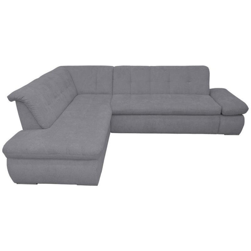 Ecksofa Mit Schlaffunktion Moric Dunkelgrau Mikrofaser