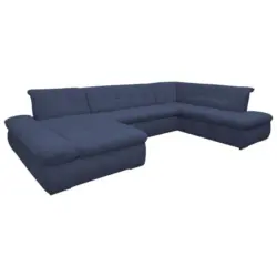 Wohnlandschaft Moric Mit Schlaffunktion Dunkelblau