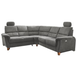 Ecksofa Parole Dunkelgrau S:238/241 cm