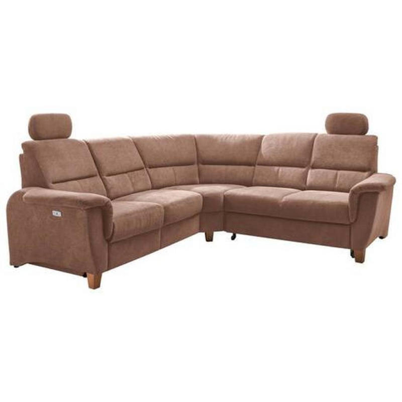 Ecksofa Parole Hellbraun S:241/238 cm