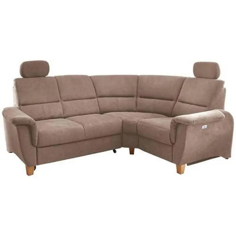 Ecksofa Parole Hellbraun S:237/186 cm