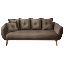 3-Sitzer-Sofa Baggio Braun B: 236 cm