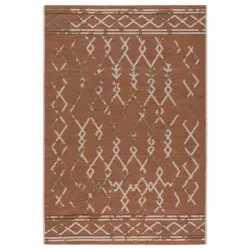 Outdoor Teppich Terra Cotta 120x170 Cm In- Und Outdoor