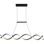 Möbelix Led-hängeleuchte Solea H: 120 Cm 1-Flammig, Geschwungen