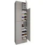 M&ouml;belix Schuhschrank Lona Xxl Grau B. 70 Cm
