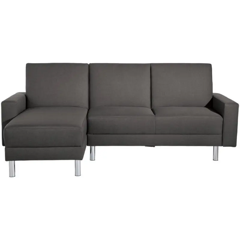 Ecksofa mit Schlaffunktion Just Fashion Anthrazit
