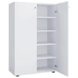 Schuhschrank Lona Xl Wei&szlig; 2-T&uuml;rig B: 70 Cm