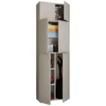Möbelix Mehrzweckschrank Lona Xxl Grau Stehend Bxh: 70/223 Cm