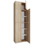 Möbelix Drehtürenschrank 70 Cm Lona Xxl Eiche Dekor
