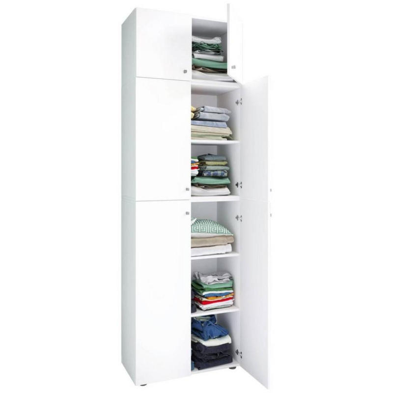 Drehtürenschrank B: 70 Cm Lona Xxl Weiß