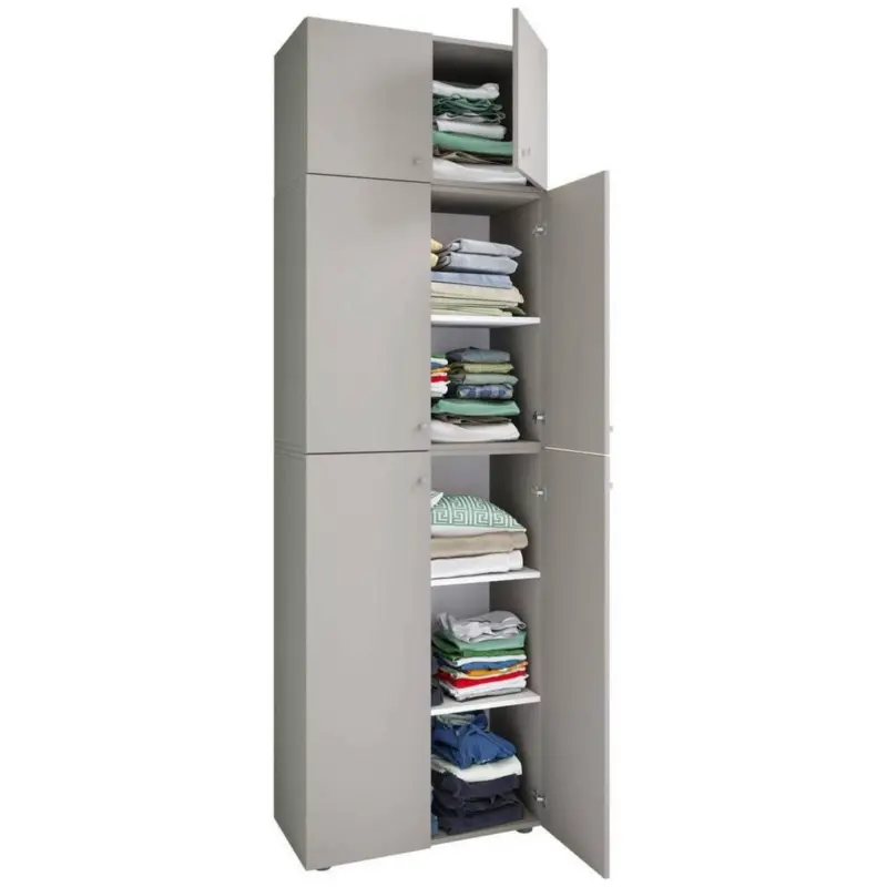 Drehtürenschrank 70 Cm Lona Xxl Grau