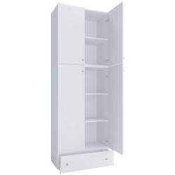 Drehtürenschrank B: 70 Cm Lona Xxl Weiß