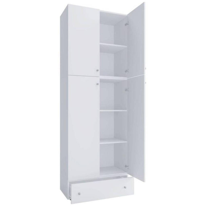 Drehtürenschrank B: 70 Cm Lona Xxl Weiß