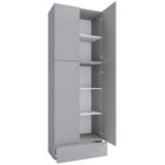 Möbelix Drehtürenschrank B: 70 Cm Lona Xxl Grau