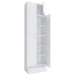 M&ouml;belix Dreht&uuml;renschrank B: 70 cm Lona XXL Wei&szlig;