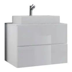 Waschbecken Mit Unterschrank B: 80 Cm Weiß