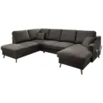 M&ouml;belix Wohnlandschaft Valentina Mit Schlaffunktion Braun