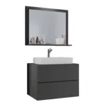 Möbelix Badmöbel-set 3-tlg. Lendas B: 80 Cm Anthrazit