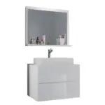 Möbelix Badmöbel-set 3-tlg. Lendas 80 Cm Weiß