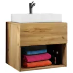 Möbelix Badmöbel-set 2-tlg. Lendas B: 60 Cm Honig-Eiche Dekor