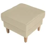 Möbelix Polsterhocker Lorris Beige Flachgewebe H: 53 Cm