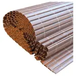 M&ouml;belix Sichtschutz Presidio Walnuss 300x100 Cm Witterungsbest&auml;ndig