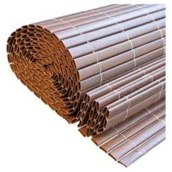 Sichtschutz Presidio Walnuss 300x100 Cm Witterungsbeständig