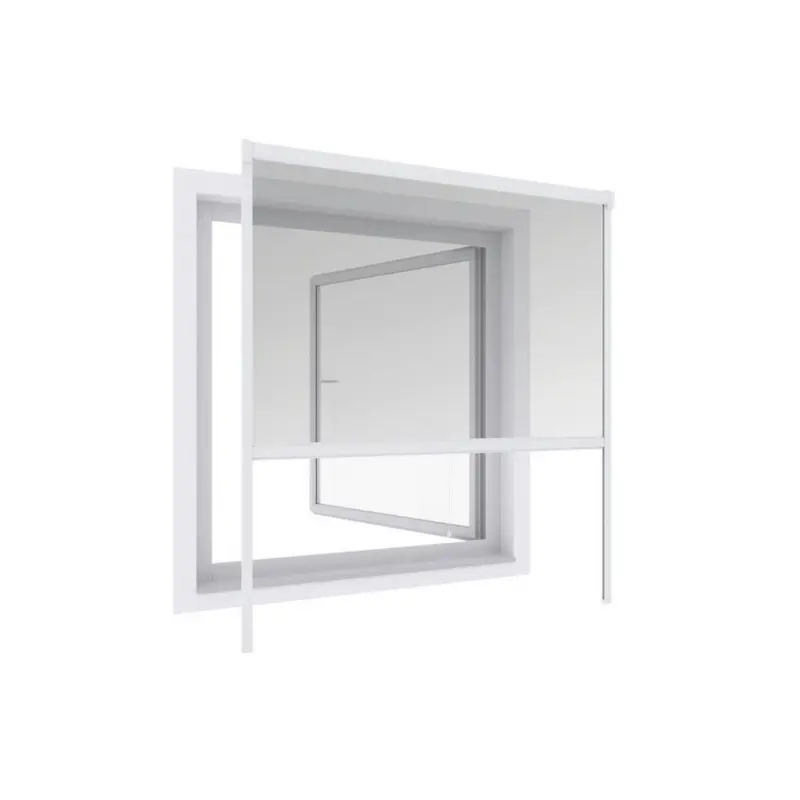 Fliegengitter Rollo 100x160 Cm Weiß Ohne Bohren