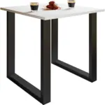 Möbelix Esstisch Xona 80x50 cm Schwarz/Weiß