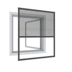 Fliegengitter Fenster 130x150 Cm Anthrazit