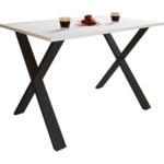 Möbelix Esstisch Xona 110x50 cm Schwarz/Weiß